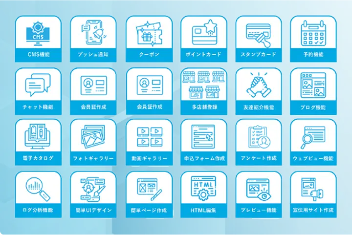 機能アイコン
